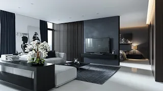 65 Elegant Gray and Black Living Room Ideas | Living Room Designs