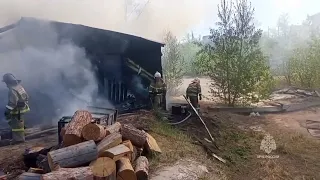 Пожар в кафе в Улан-Удэ