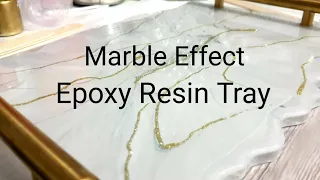 How to make a Marble Effect Resin Tray