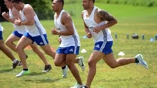 2014 Blues pre-season training day 1: Yoyo fitness test