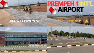 New Prempeh 1 International Airport Latest Runway Pavement Project Update after Commissioning in Gh.