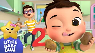 One Potato Two Potato⭐ Baby Max Learning Time! LittleBabyBum - Nursery Rhymes for Babies | LBB