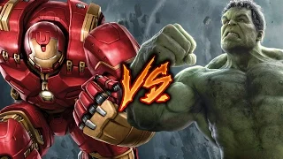 HULK VS IRON MAN (HULK BUSTER) RAP | BATALLA DE HEROES | ZARCORT PITER-G Y KRONNO