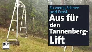 Zu wenig Schnee: Wieder schließt ein kleiner Skilift | Abendschau | BR24