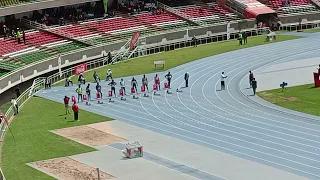100m semi final 3 (imenta) NATIONAL CHAMPIONSHIP AT KASARANI