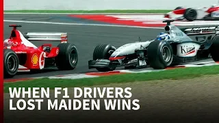 9 times F1 drivers were robbed of maiden victories