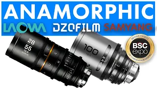 LOTS of Anamorphic lenses & more - BSC expo 2024