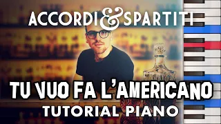 TU VUÒ FÀ L'AMERICANO Tutorial Pianoforte - Renato Carosone