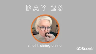 Day 26 smell training - how to use essential oils when you're smell training