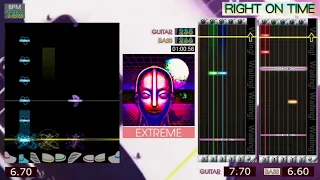 GITADORA / RIGHT ON TIME - EXTREME (GUITARFREAKS 4thMIX & drummania 3rdMIX)