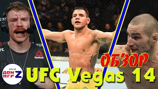 ОБЗОР UFC Vegas 14. Пол Фелдер vs Рафаэль Дос Аньос/ Нокаут Кэллина Ульямса/ Шон Стрикланд