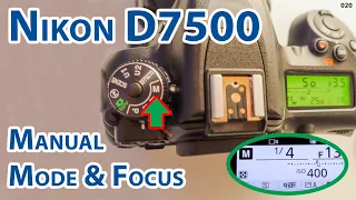 Nikon D7500: How to work with manual exposure