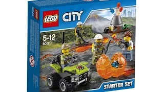 Lego City 60120 Volcano Starter Set   Lego Stop motion Build