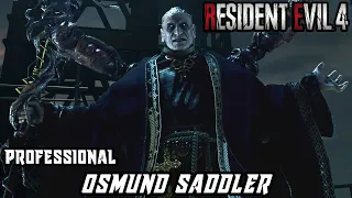 Resident Evil 4 Remake - Osmund Saddler [Professional | No Damage | Weapons lvl 1]