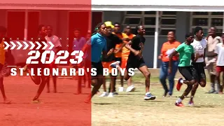 St. Leonard's Boys' 100m finals 2023