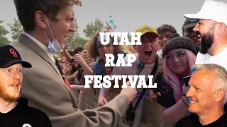 Utah Rap Festival - Channel 5 with Andrew Callaghan REACTION!! | OFFICE BLOKES REACT!!