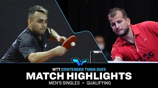 Amir Hossein Hodaei vs Sami Kherouf | MS Qual | WTT Contender Tunis 2023