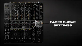 #14. How to switch fader curve settings | DJM-V10 6-channel professional mixer tutorial series