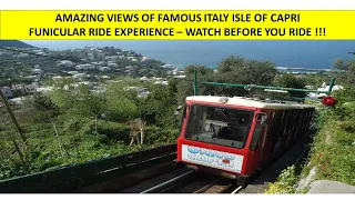 Italian Funicular Gem - Isle of Capri Train with Million Dollar Views
