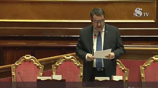 Senato della Repubblica: il ministro Salvini al Question Time