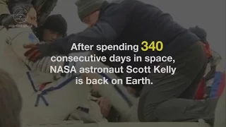 NASA Astronaut Scott Kelly Returns to Earth after One-Year Mission