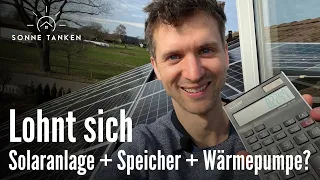 Lohnt sich unsere Solaranlage mit Speicher und Wärmepumpe? (1Jahres Bilanz)