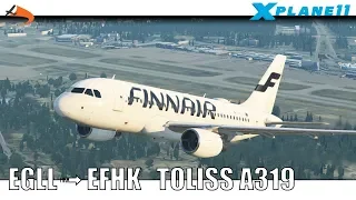 [XP11] London Heathrow to Helsinki Vantaa - ToLiss A319 Finnair | Drawyah