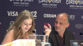 ESCKAZ in Stockholm: The press conference of the qualifiers from the 1st semifinal (part 2)