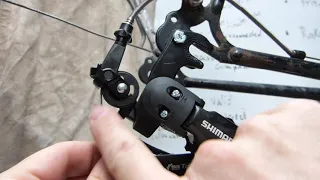 Shimano Tourney derailleur installation