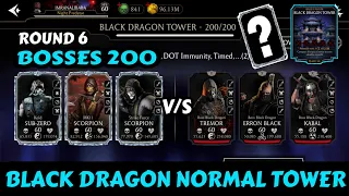 Remastered Black Dragon Tower | Bosses 200 R6 | Beat By Diamond Team | Mk Mobile