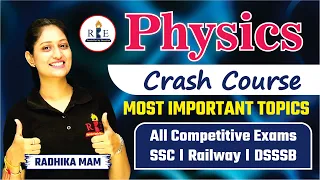 Physics Complete Crash course for SSC Exams 2022-2023 by Radhika Mam