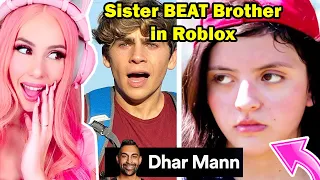 Reacting To GIRL BEATS BROTHER In Roblox What Happens Next Is SHOCKING... (Dhar Mann)