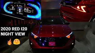 Hyundai I20 2020 Night View | Interior Lights | DRL's | I20 Z Shaped Tail lamps View | I20 Asta MT