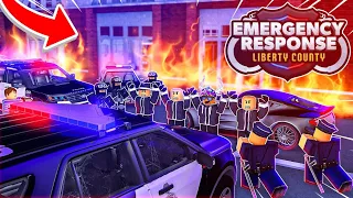 RIVER CITY MAFIA TAKES OVER FIRE DEPARTMENT! - ERLC Roblox Liberty County