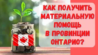 Как получить материальную помощь с визой CUAET в провинции Онтарио? #виза#CUAET#Канада#помощь