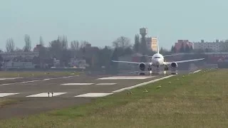 Crosswind landing Boeing 737 - výcvik pilotov vo vetre - Piešťany - 13.4.2015 - AirExplore
