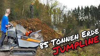 85 TONNEN Erde? | JUMPLINE #8 | Trailbuilding | 4K | Trail Büffel