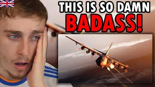 Brit Reacting to This is America's AC-130 Gunship on Steroids