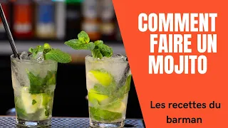 RECETTE COCKTAIL MOJITO- FORMATION BARMAN