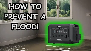 How to Use a Portable Power Station for Sump Pump Backup & Flood Prevention | DIY Guide