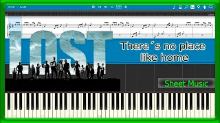 THERE'S NO PLACE LIKE HOME 🏠 LOST - Michael Giacchino 🏝️ [Slow] (PIANO TUTORIAL) 🎹 #12