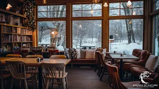 4K Cozy Coffee Shop with Smooth Jazz Music for Relaxing, Studying and Working