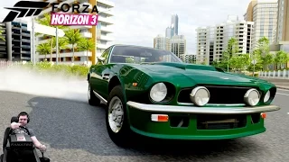 Быстрый и плавный Aston Martin V8 Vantage '77 всех уделывает - Forza Horizon 3