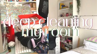DEEP CLEANING + ORGANIZING MY ROOM 2021 | cleaning motivation, no talking | INDONESIA