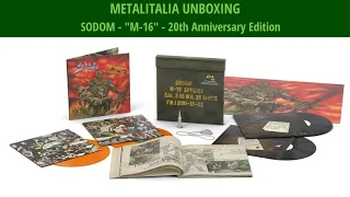 METALITALIA UNBOXING: l'edizione speciale per il ventennale di "M-16" dei SODOM