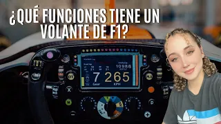 ¿Qué funciones tiene un volante de Formula 1?