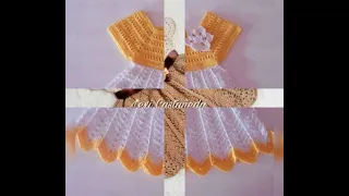 @crochet baby dress design (কুশিকাটার বাচ্চাদের জামার ডিজাইন)