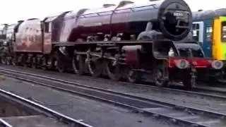 LMS 6233 at Buckley Wells works (ELR) August  1993