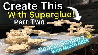 How to Rockscape using Marco Rock and INSTANT HOLD AQUASCAPING GLUE part 2!