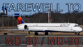 The END of an ERA! Goodbye to the Delta MD-80 and MD-90 fleet! 😢😢